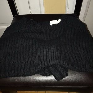 Knot cable black Rev sweater worn great condition